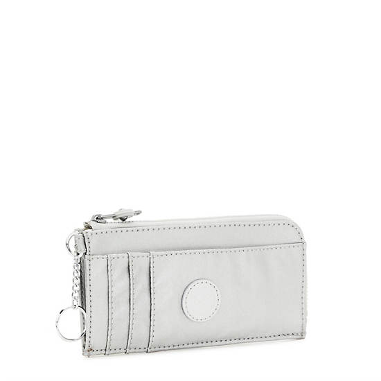 Portefeuilles Kipling Dafni Metallic Wallet Argent | FR 1041VR